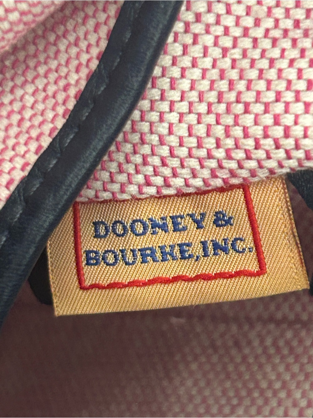 Dooney & Bourke Navy Pebble Leather Satchel Crossbody Bag Gold Hardware - Picture 12 of 14